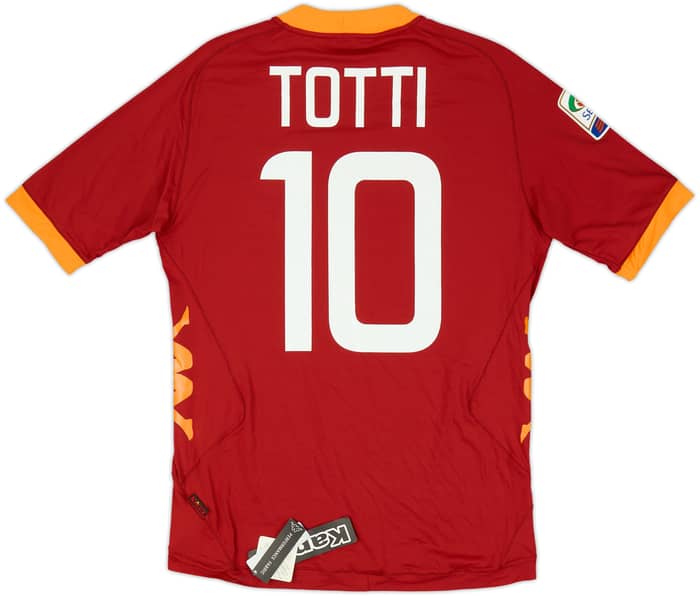 2011-12 Roma Home Shirt Totti #10 (L)