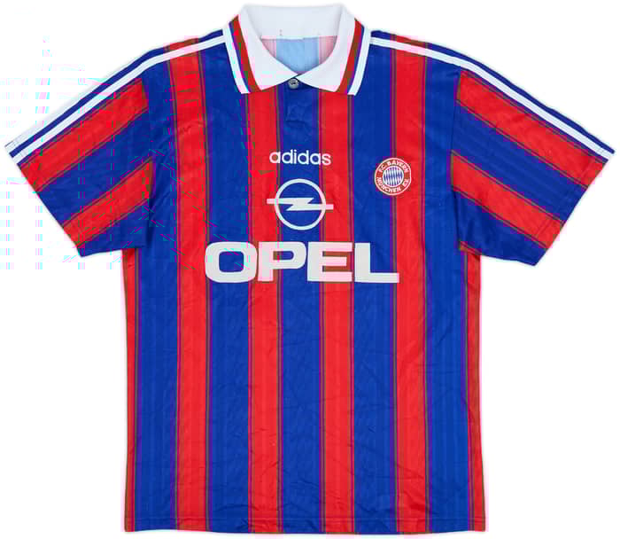 1995-97 Bayern Munich Home Shirt Scholl #7 - 8/10 - (M)