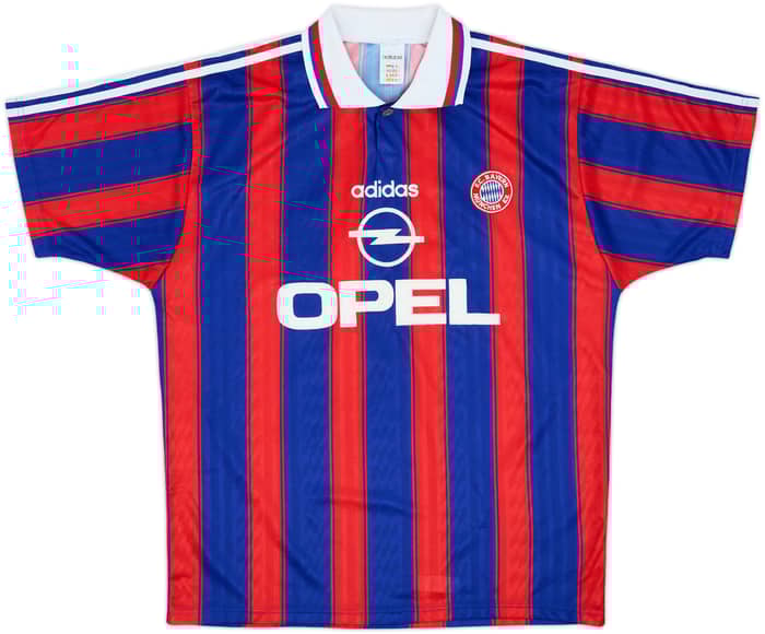 1995-97 Bayern Munich Home Shirt Klinsmann #18 - 9/10 - (L)