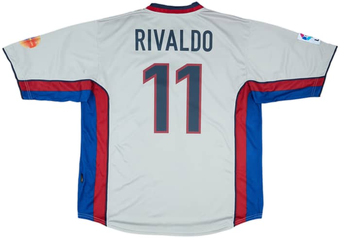1998-01 Barcelona Away Shirt Rivaldo #11 - 8/10 - (XXL)