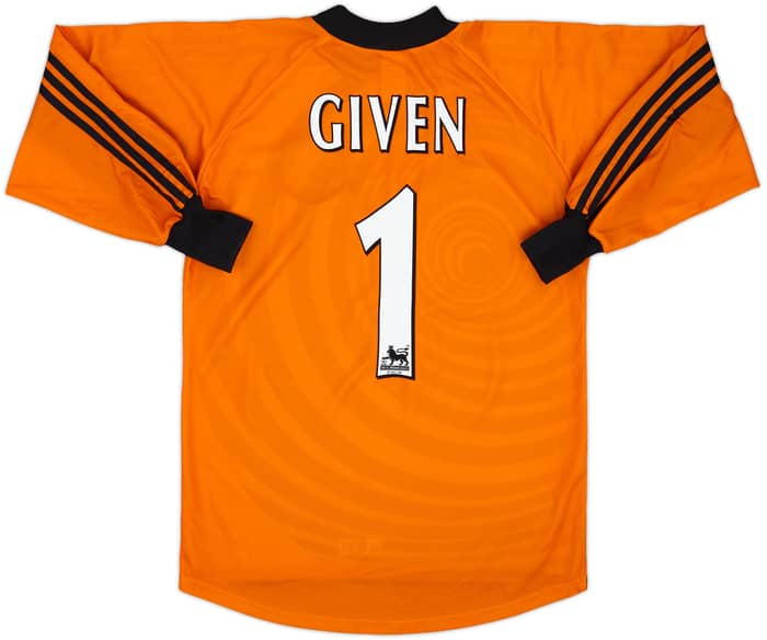 1997-98 Newcastle GK Shirt Given #1 - 8/10 - (S)