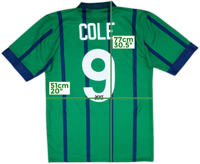 1994-95 Newcastle Third Shirt Cole #9 - 9/10 - (M)