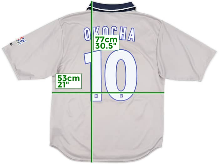 2000-01 Paris Saint-Germain Away Shirt Okocha #10 - 6/10 - (L)