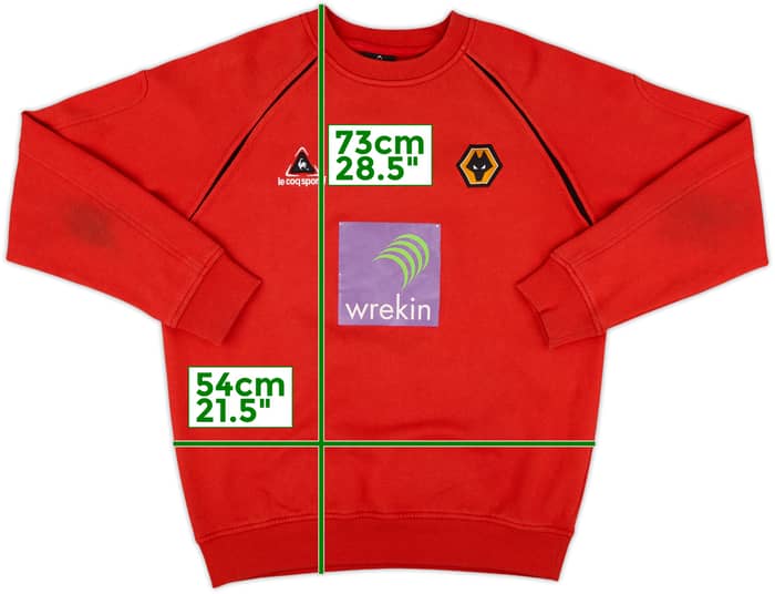 2006-07 Wolves Le Coq Sportif Sweat Top - 7/10 - (M)