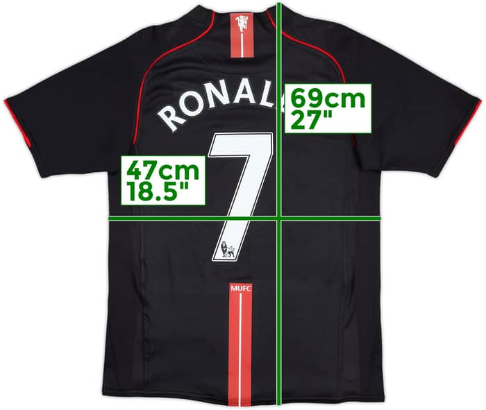 2007-08 Manchester United Away Shirt Ronaldo #7 - 8/10 - (S)