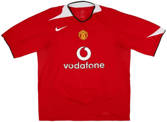 2004-06 Manchester United Home Shirt J.S.Park #13 - 7/10 - (L)