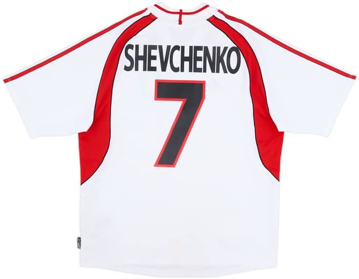 2000-02 AC Milan Away Shirt Shevchenko #7 - 6/10 - (L)