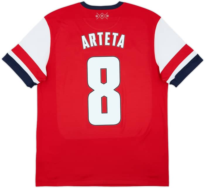 2012-14 Arsenal Home Shirt Arteta #8 - 8/10 - (L)
