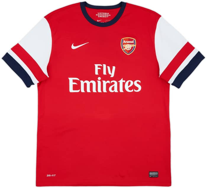 2012-14 Arsenal Home Shirt Arteta #8 - 8/10 - (L)
