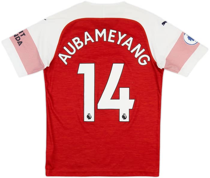 2018-19 Arsenal Home Shirt Aubameyang #14 - 5/10 - (S)