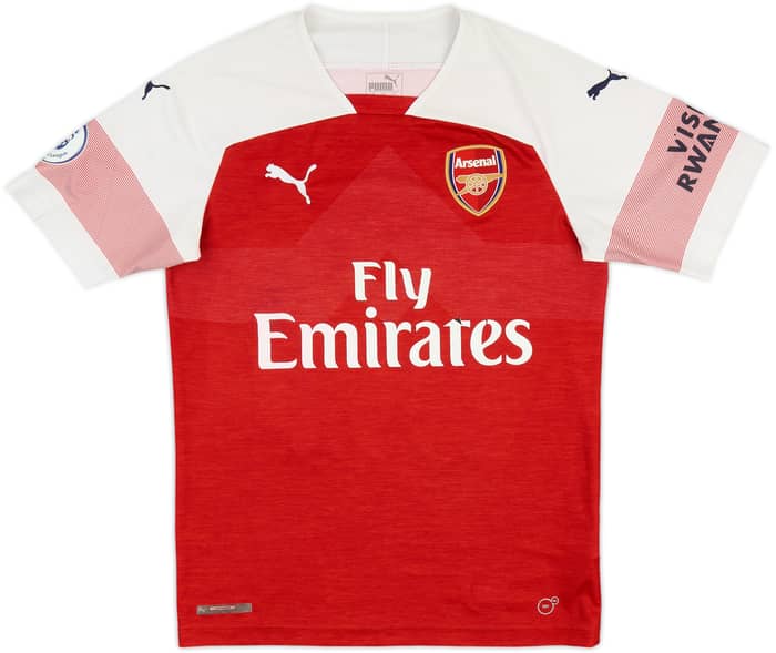 2018-19 Arsenal Home Shirt Aubameyang #14 - 5/10 - (S)