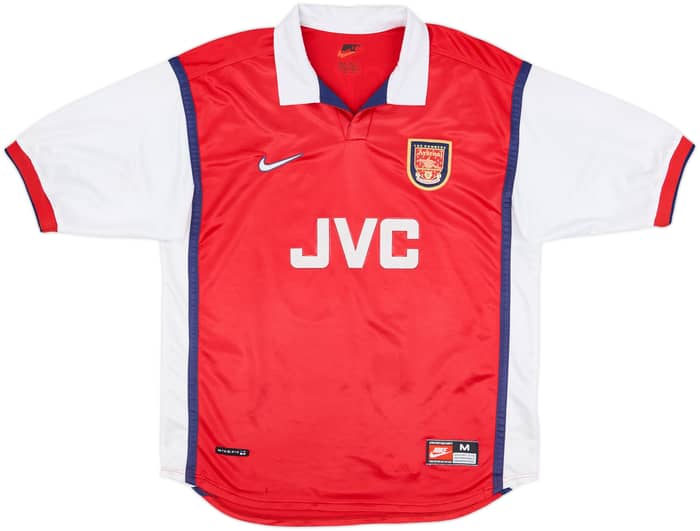 1998-99 Arsenal Home Shirt Bergkamp #10 - 6/10 - (M)