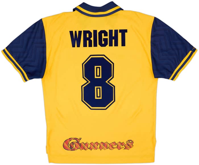 1996-97 Arsenal Away Shirt Wright #8 - 8/10 - (M)