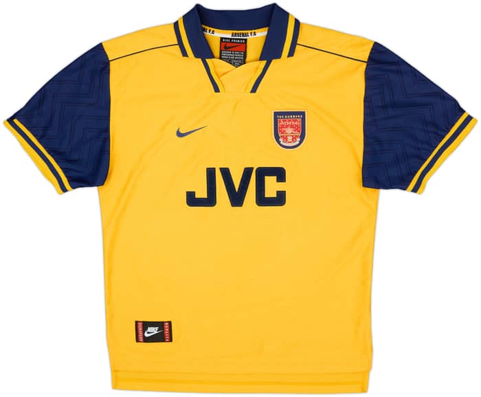 1996-97 Arsenal Away Shirt Wright #8 - 8/10 - (M)