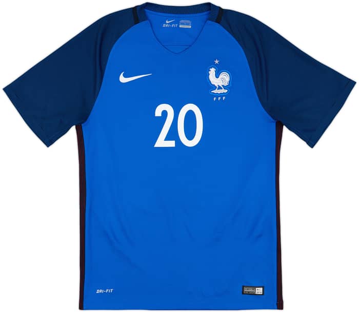 2016-17 France Home Shirt Mbappe #20 - 9/10 - (S)