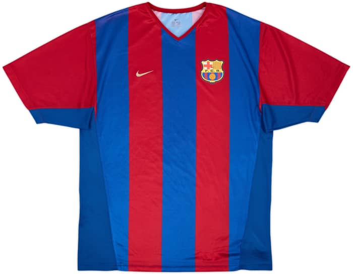 2002-03 Barcelona Basic Home Shirt Riquelme #10 - 6/10 - (XL)