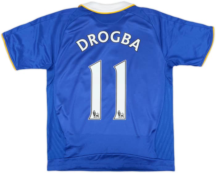 2008-09 Chelsea Home Shirt Drogba #11 - 6/10 - (L.Boys)