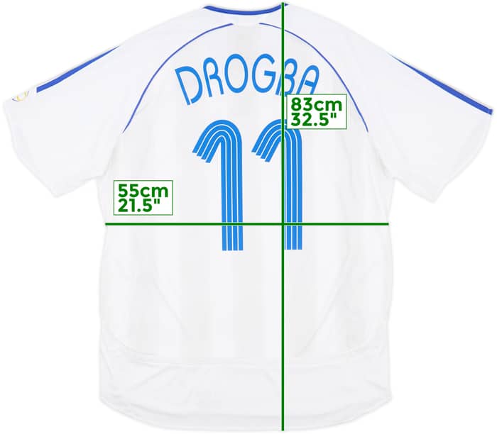 2006-07 Chelsea Away Shirt Drogba #11 - 8/10 - (L)