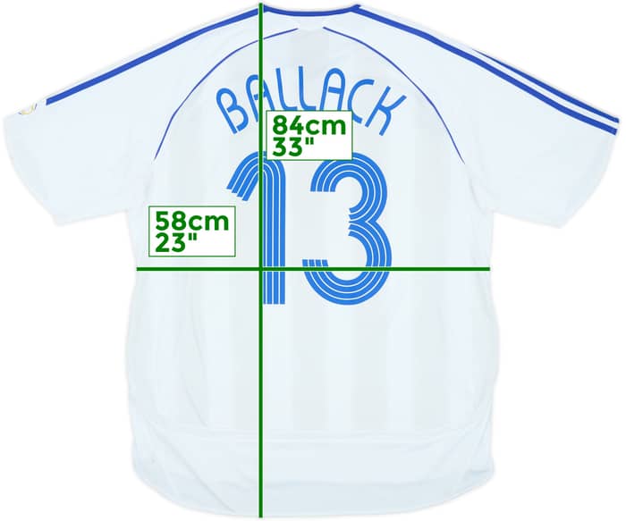 2006-07 Chelsea Away Shirt Ballack #13 - 6/10 - (XL)