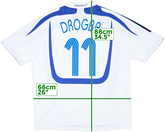 2007-08 Chelsea Third Shirt Drogba #11 - 8/10 - (3XL)