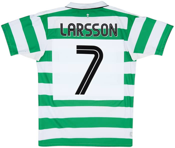 2003-04 Celtic Home Shirt Larsson #7 - 5/10 - (S)