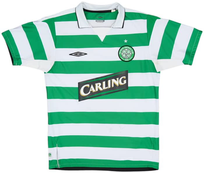 2003-04 Celtic Home Shirt Larsson #7 - 5/10 - (S)