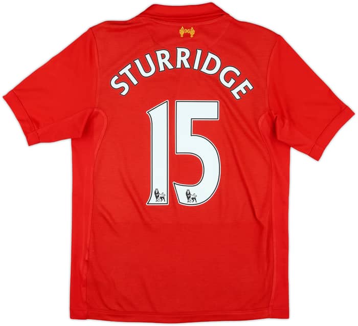 2012-13 Liverpool Home Shirt Sturridge #15 - 6/10 - (S)