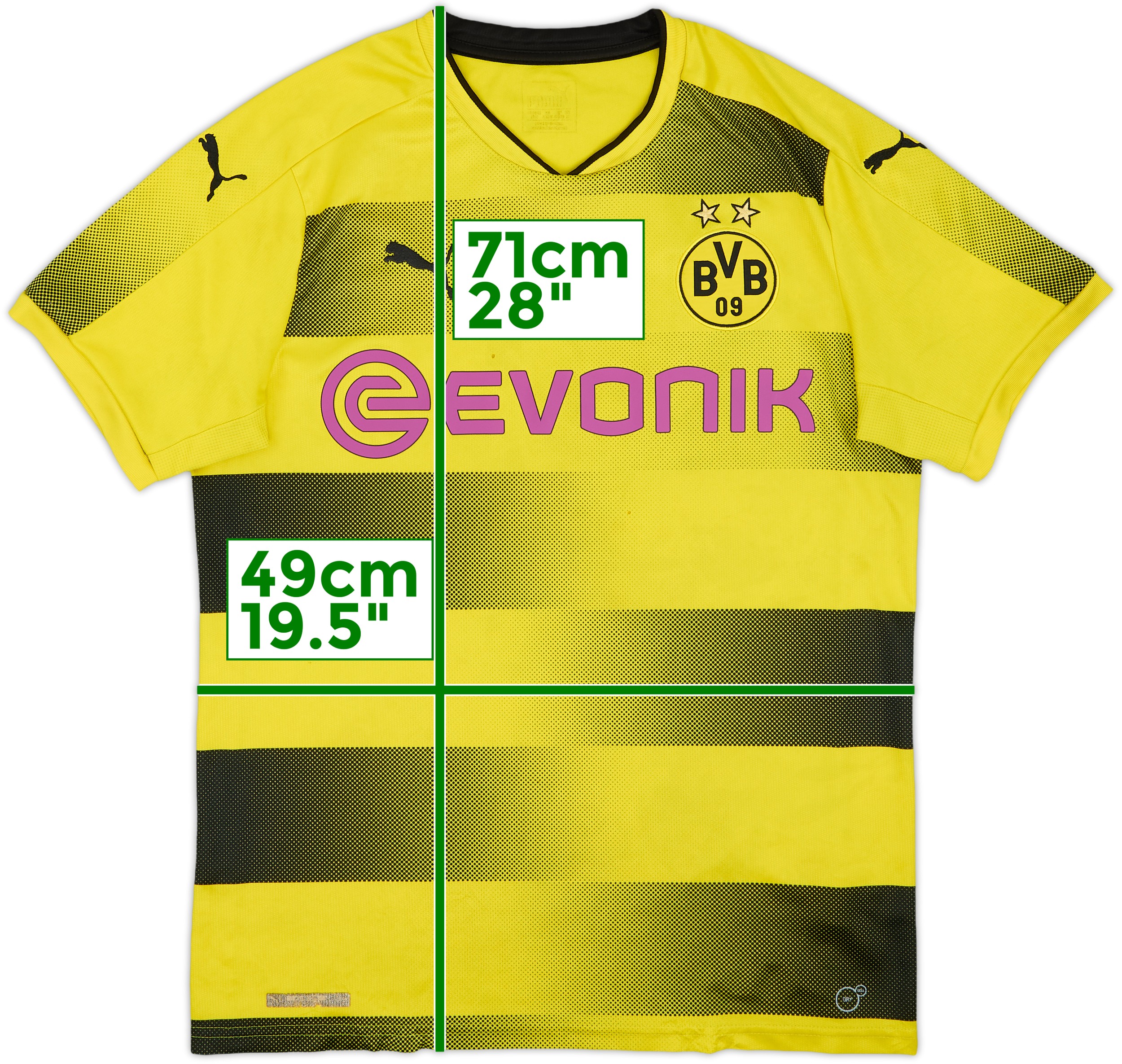 2017-18 Borussia Dortmund Home Shirt - 4/10 - (S)