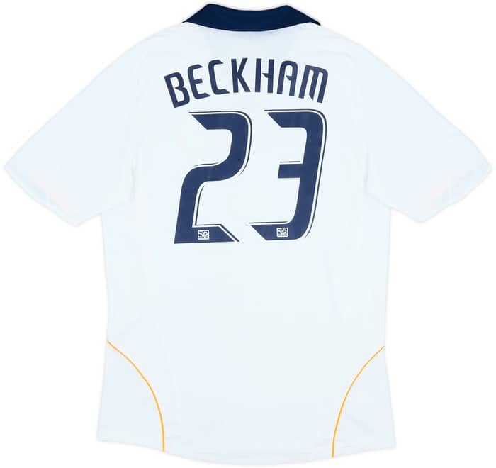 2007-08 LA Galaxy Home Shirt Beckham #23 - 4/10 - (M)