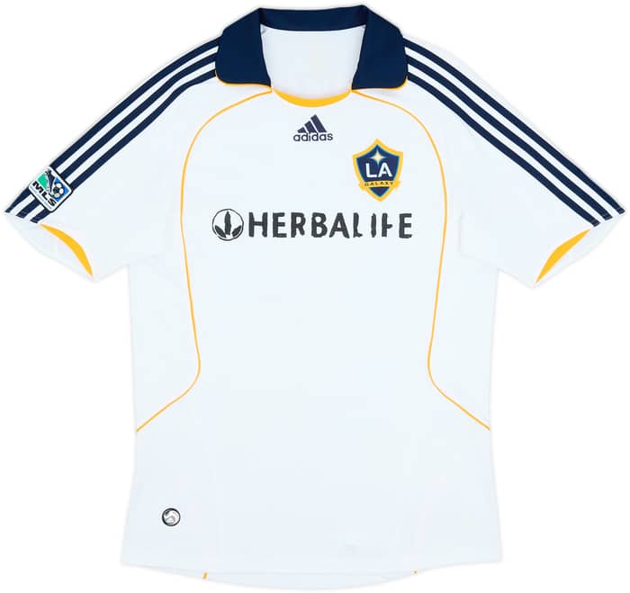 2007-08 LA Galaxy Home Shirt Beckham #23 - 4/10 - (M)