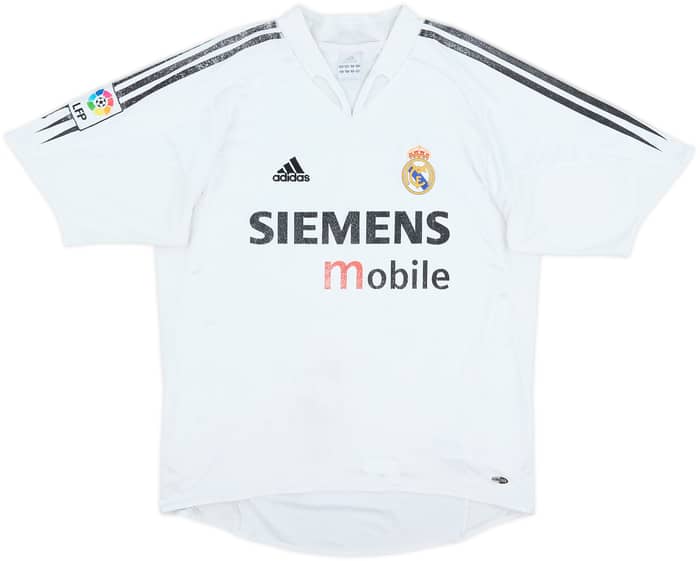 2004-05 Real Madrid Home Shirt - 4/10 - (M)