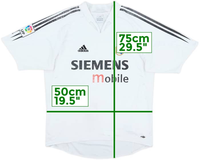2004-05 Real Madrid Home Shirt - 4/10 - (M)