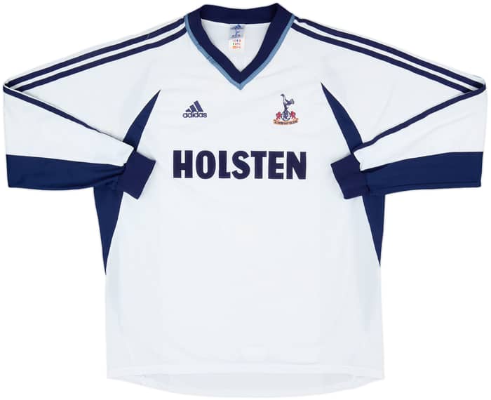 2001-02 Tottenham Home L/S Shirt Ferdinand #9 - 7/10 - (XXL)