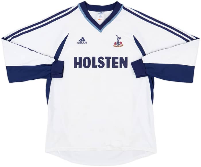 2001-02 Tottenham Home L/S Shirt Sheringham #10 - 5/10 - (XL)