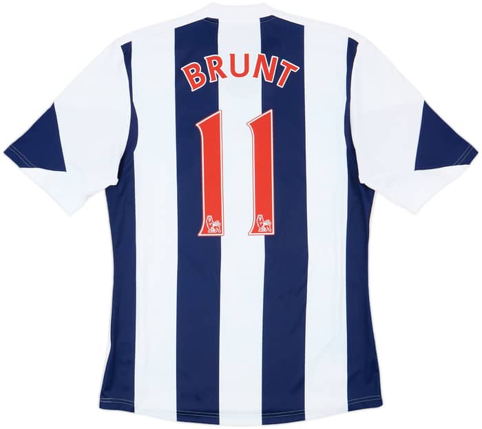 2013-14 West Brom Home Shirt Brunt #11 - 9/10 - (M)