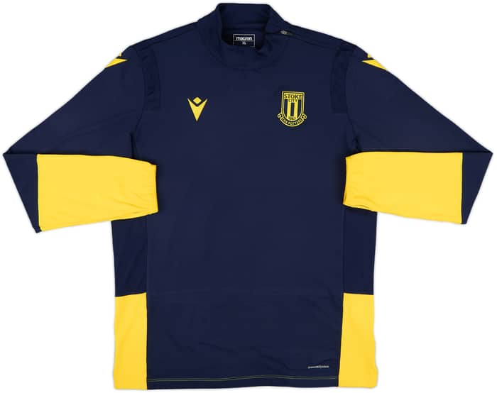 2020-21 Stoke City Macron 1/4 Zip Training Top - 10/10 - (XL)