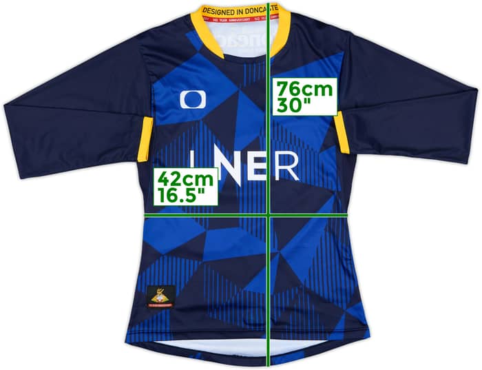 2019-20 Doncaster Rovers Away L/S Shirt - 9/10 - (M)