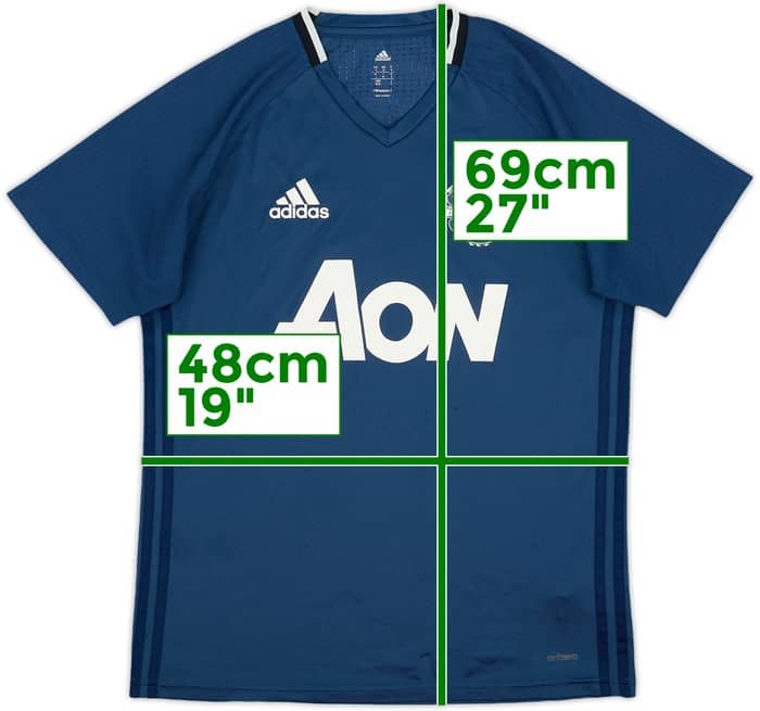 2016-17 Manchester United adizero Training Shirt - 8/10 - (M)