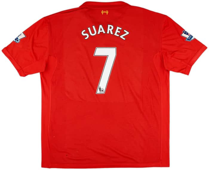 2012-13 Liverpool Home Shirt Suarez #7 - 7/10 - (3XL)