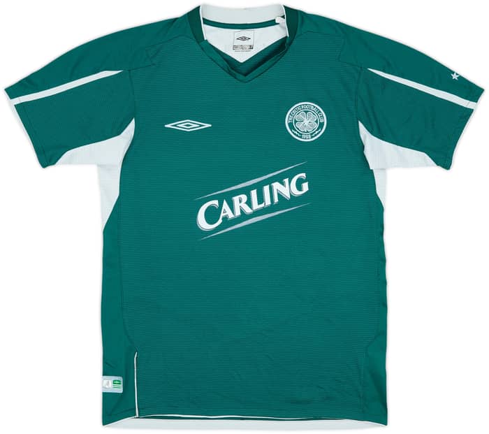 2004-05 Celtic Away Shirt Larsson #7 - 8/10 - (S)