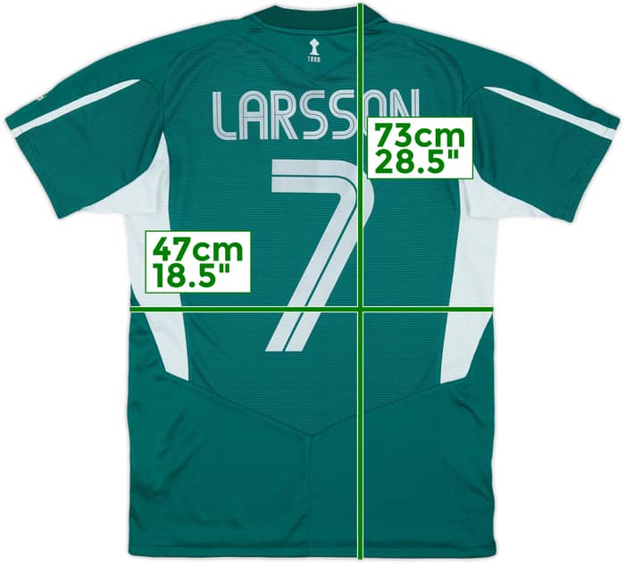 2004-05 Celtic Away Shirt Larsson #7 - 8/10 - (S)