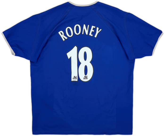 2003-04 Everton Home Shirt Rooney #18 - 5/10 - (L)