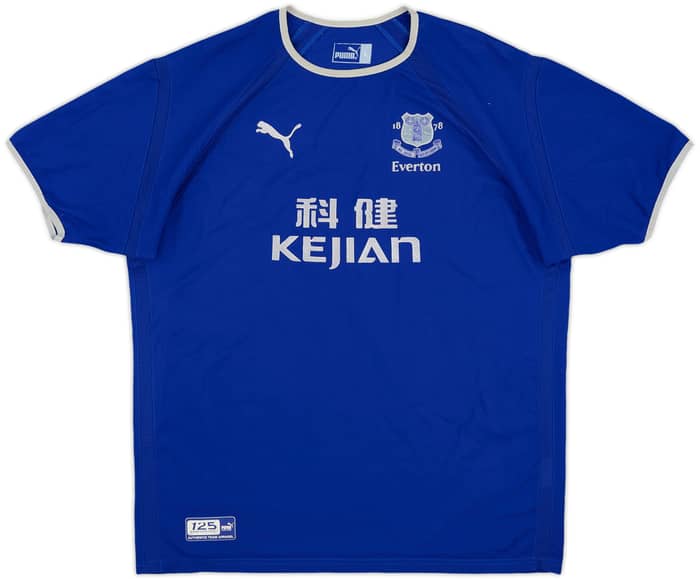 2003-04 Everton Home Shirt Rooney #18 - 5/10 - (L)