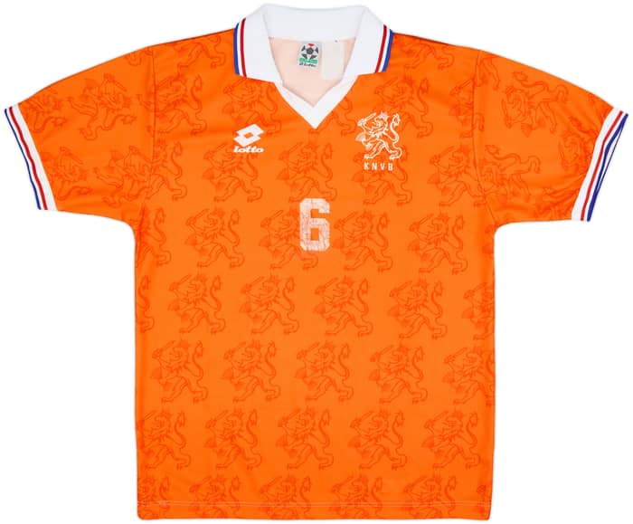 1992-94 Netherlands Home Shirt #6 - 5/10 - (L)