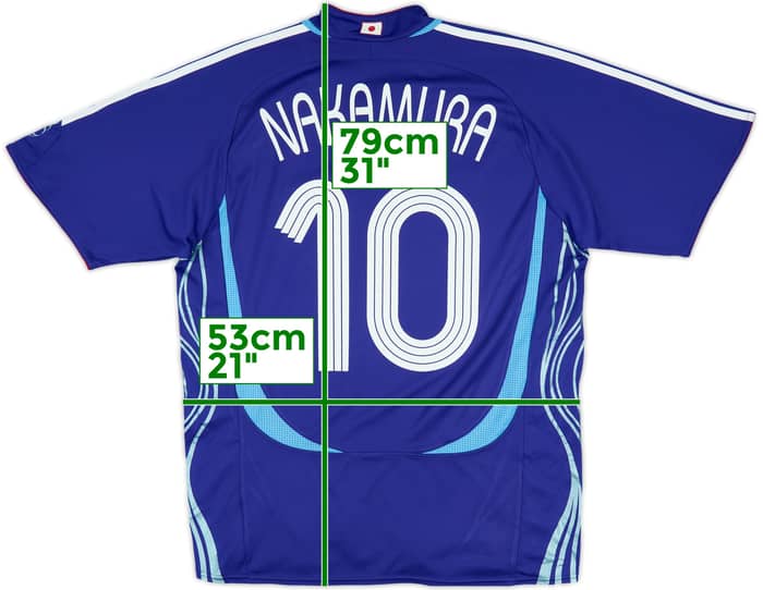 2006-08 Japan Home Shirt Nakamura #10 - 7/10 - (M)
