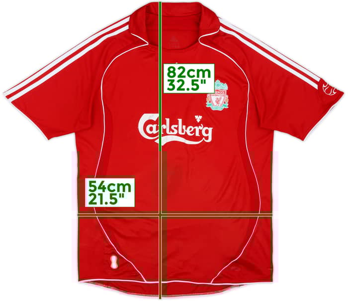 2006-08 Liverpool Home Shirt - 5/10 - (L)
