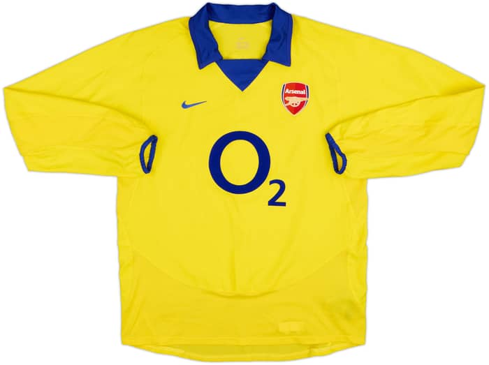 2003-05 Arsenal Away L/S Shirt Ljunberg #8 - 7/10 - (M)