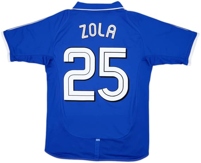 2001-03 Chelsea Home Shirt Zola #25 - 8/10 - (S)