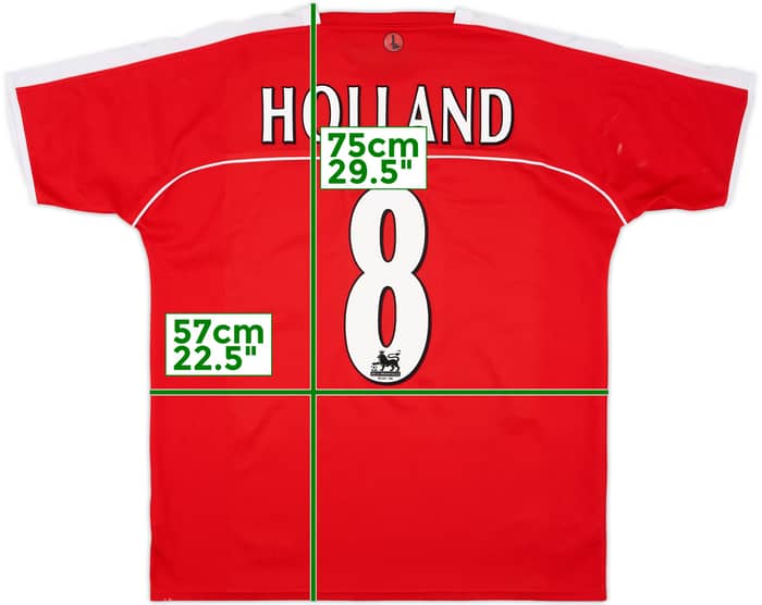 2003-04 Charlton Home Shirt Holland #8 - 7/10 - (XL)