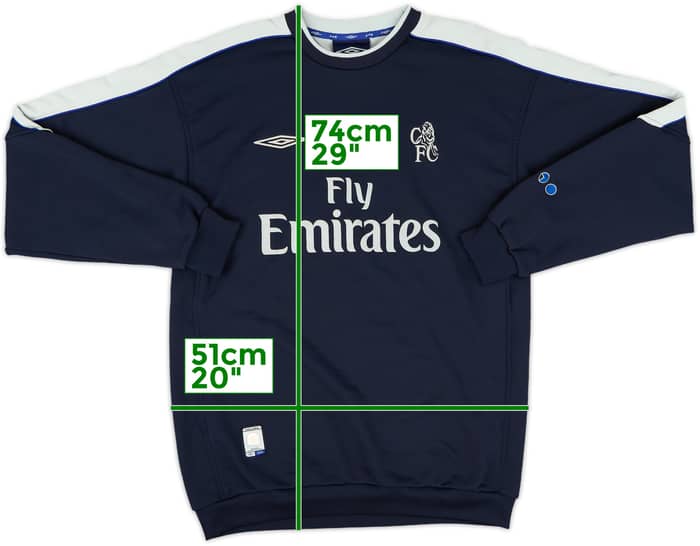 2004-05 Chelsea Umbro Sweat Top - 9/10 - (S)